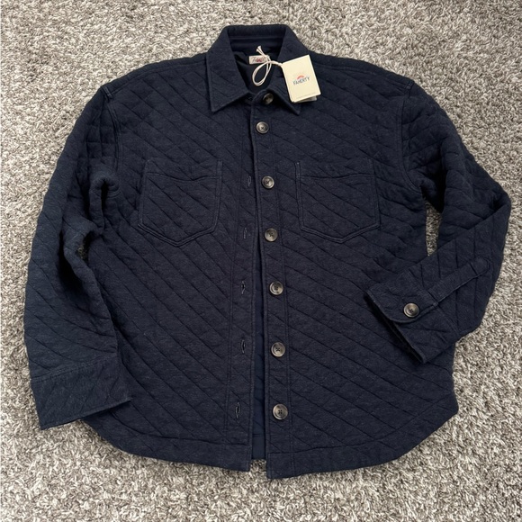 Faherty Epic Quilted Overshirt Jacket - Picture 2 of 5